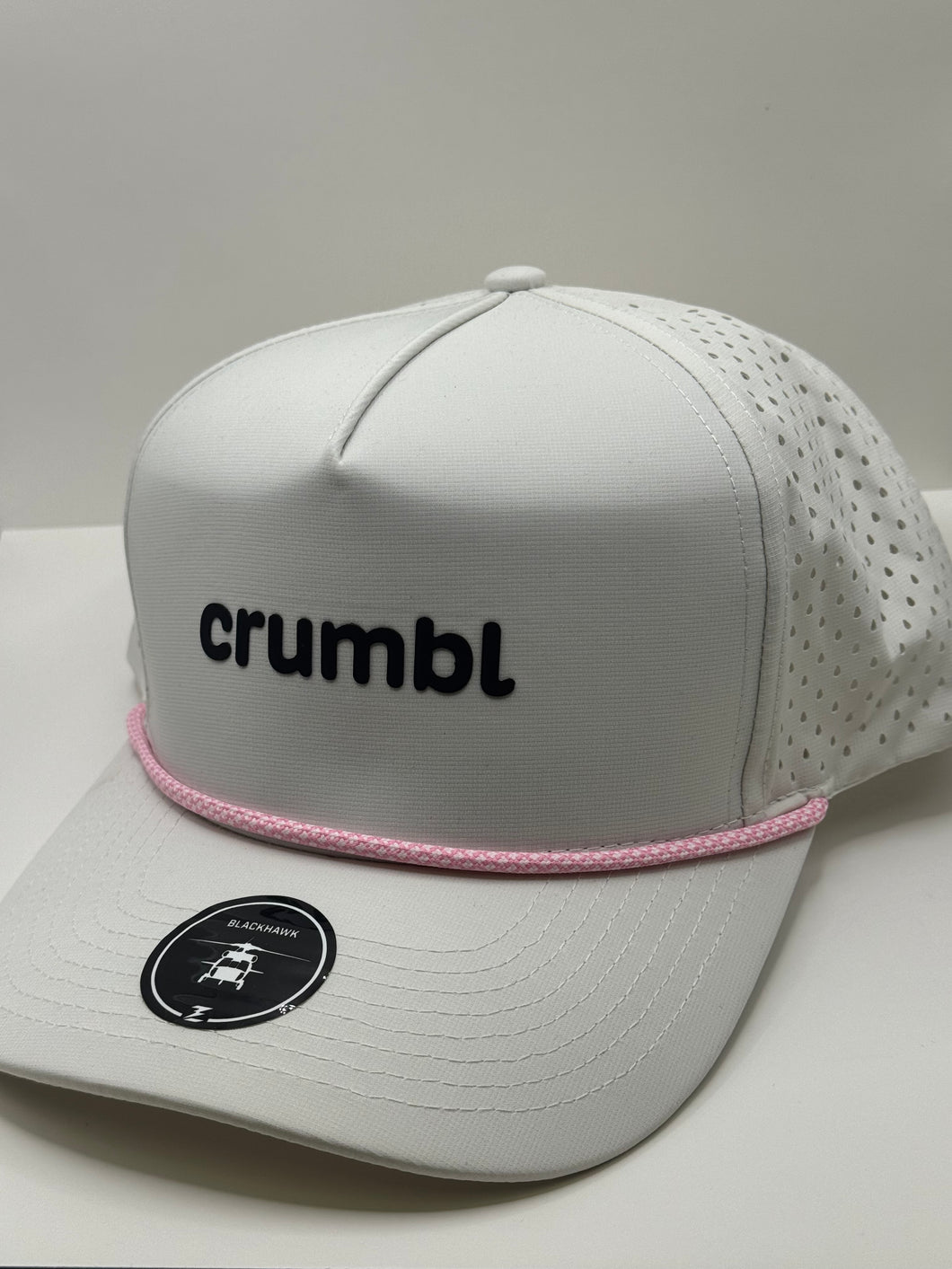 Off White Pink Rope Hat