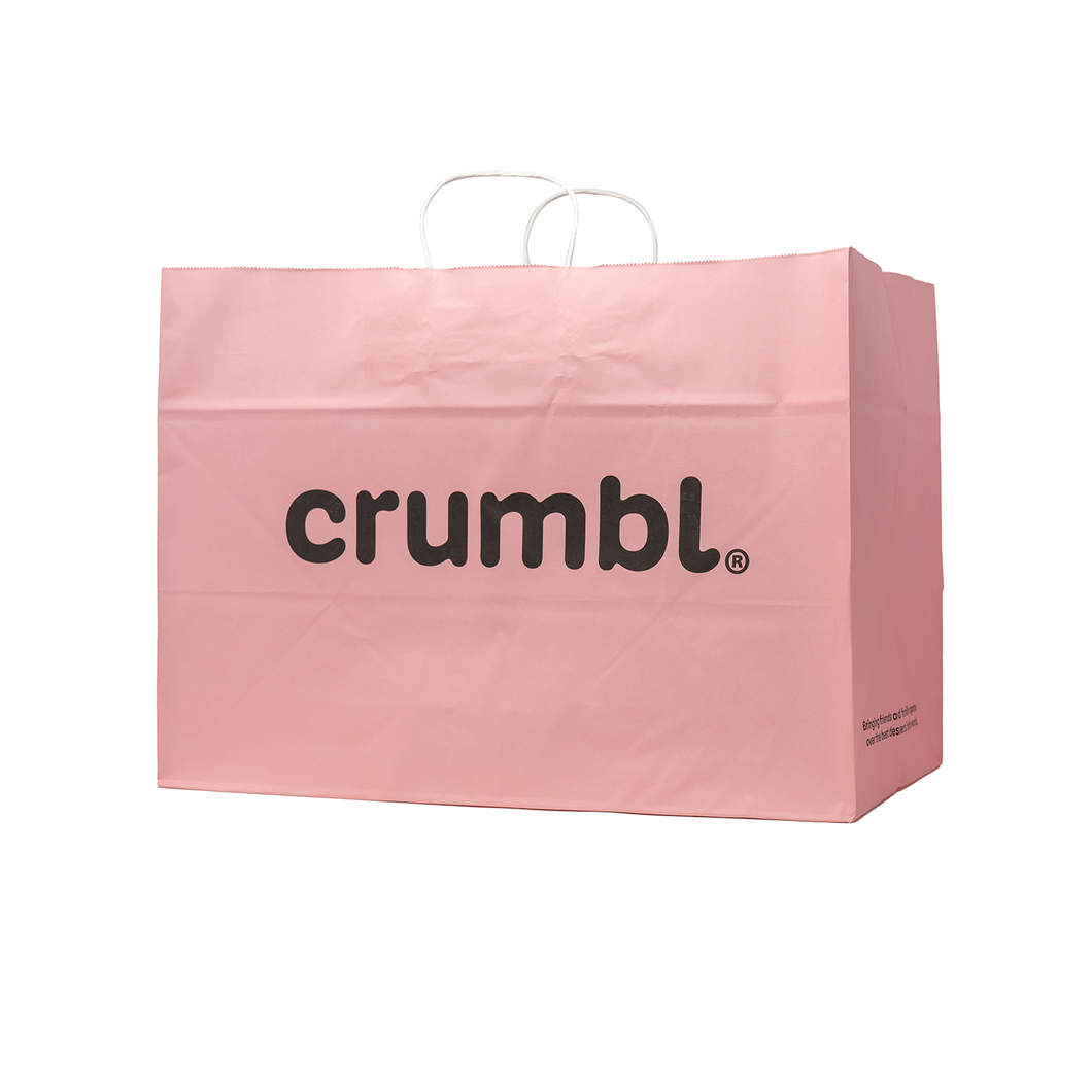 Large Crumbl Paper Bags - Pink