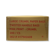 Load image into Gallery viewer, Large Crumbl Paper Bags - Pink
