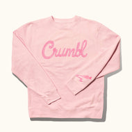 Pink Crumbl Script Crewneck