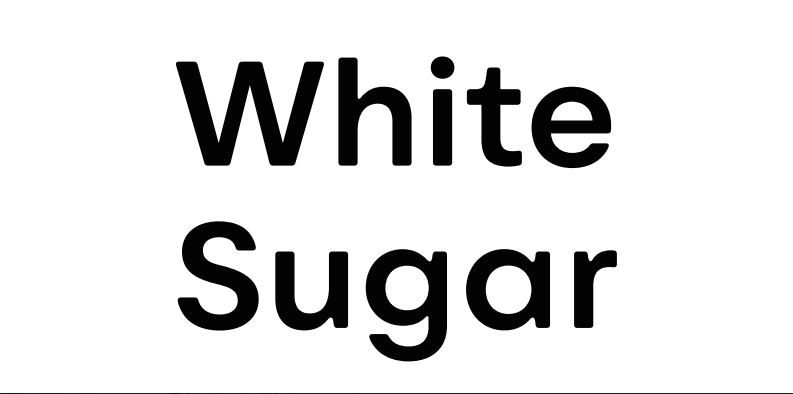 43 Gallon Decal - White Sugar