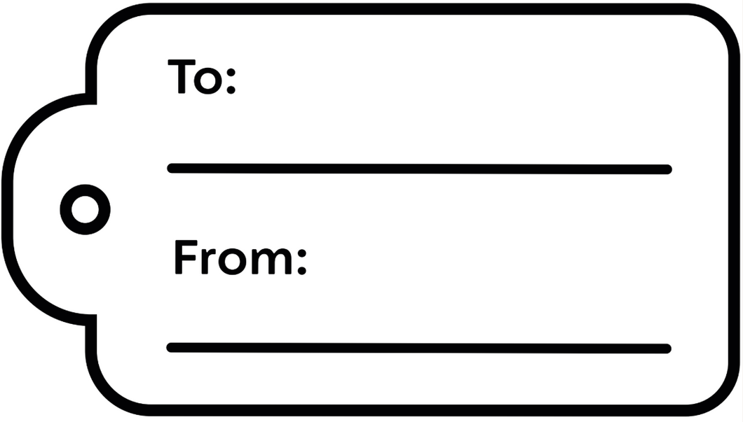 Small Holiday Gifting Stickers - 500 per roll